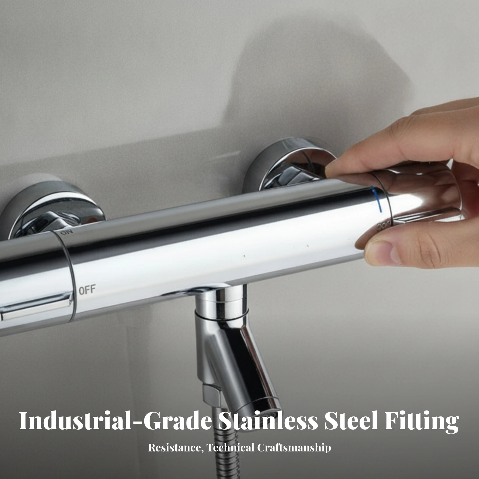 Thermostatic Shower Valve Constant Temperature Thermostatic Shower Mixer Wall-Mounted Anti Scald for Bathroom