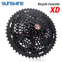 SUNSHINE XD estructura Cassette de bicicleta 12 velocidades 9T-50T rueda libre de bicicleta de montaña negra 12V para Sram XD freehub GX EAGLE XX1 X01