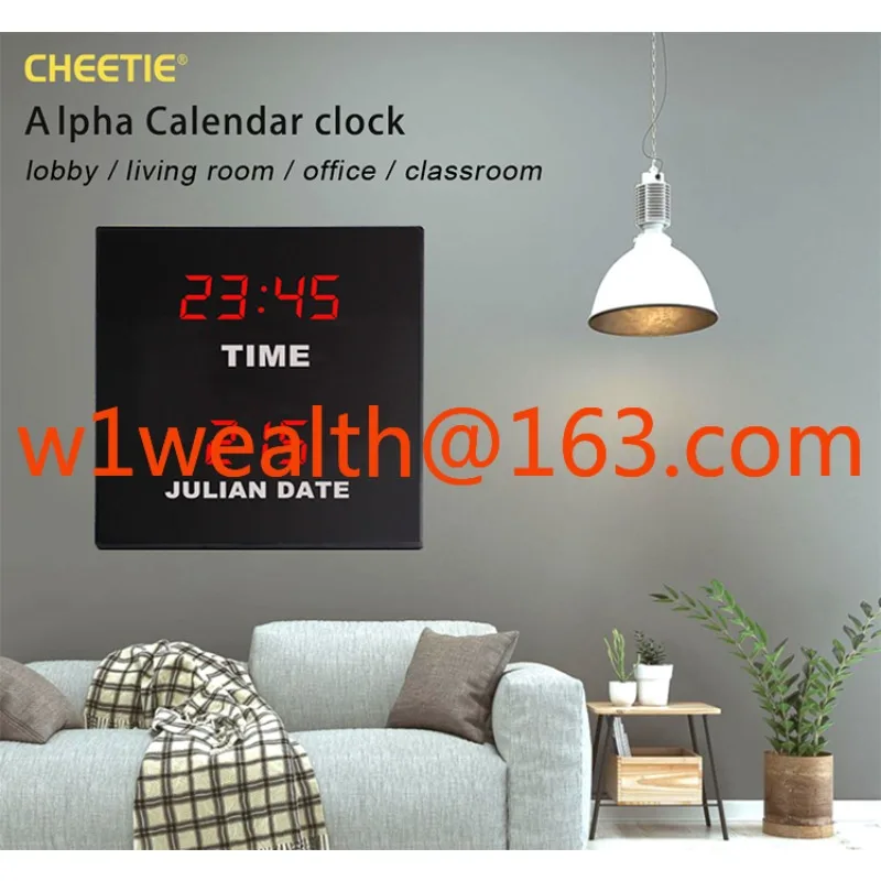

CP038 BRG Precise Digital Dura Time Display LED Julian Date Calendar Clock