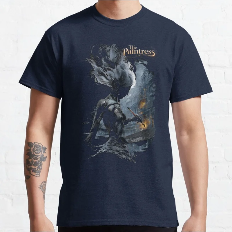 Paintress 2025 Clair Obscur Expedition 33 camiseta de videojuego Dark Fantasy regalo para jugadores camisetas de talla grande para adultos S-6XL