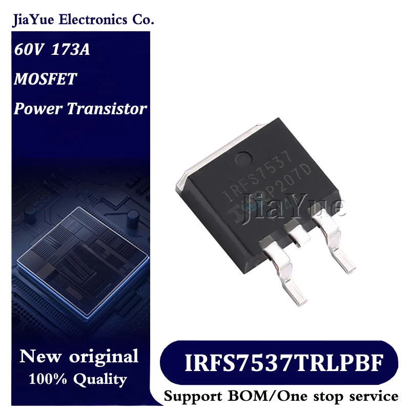 

5pcs/lot 100% New Original Chips IRFS7537TRLPBF TO-263-3 60V 173A MOSFET Field effect tube Power Transistor IRFS7537TRLPbF