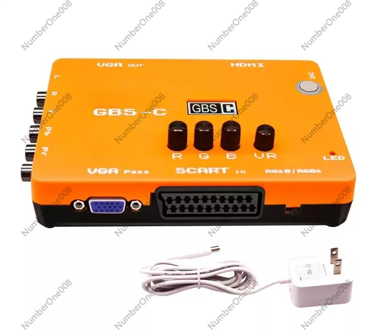 Low Resolution Game RGBS Component Video to VGA HDMI Converter SCART to HDMI Upscaler for Retro Gaming