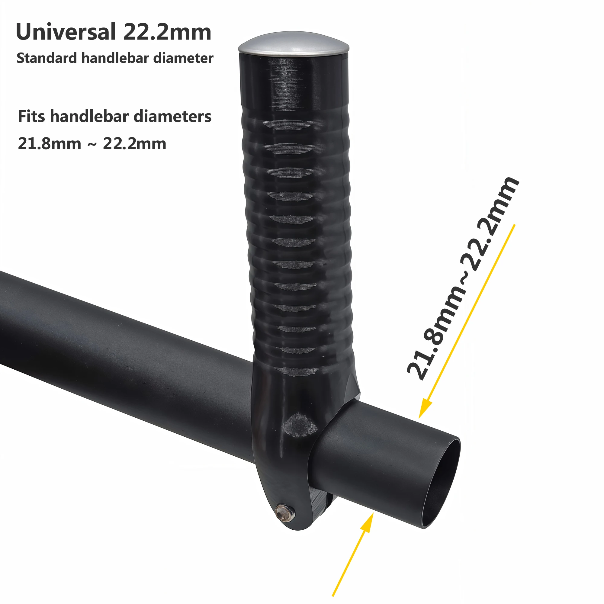 

Вспомогательная подставка для велосипеда из сплава, наконечники руля 22,2 мм, подставка для езды на велосипеде, нескользящие стопорные кольца, аксессуары для велоспорта