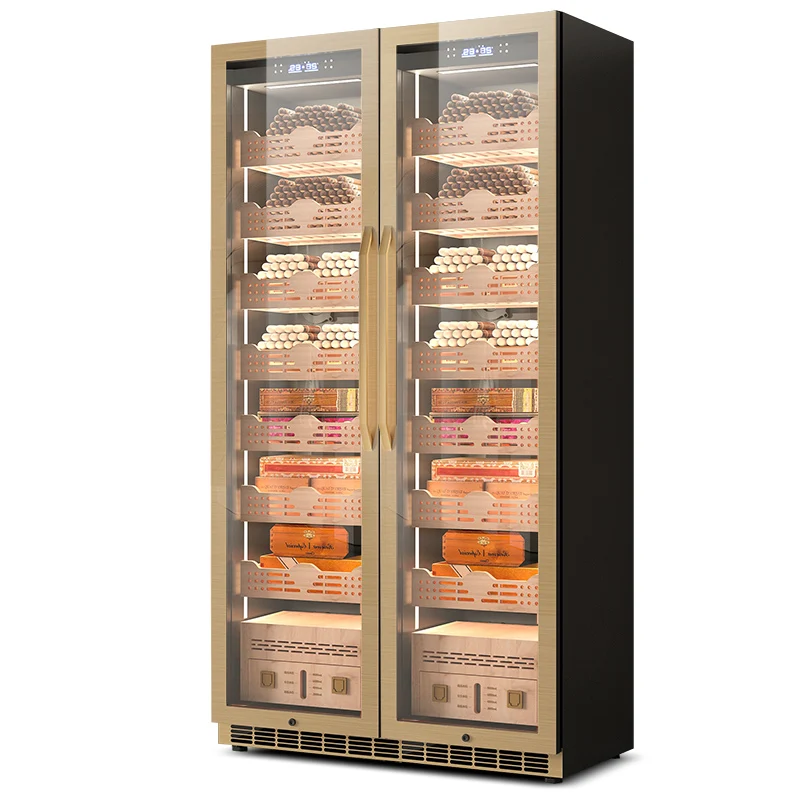 

Commercial Double Door 545L/760L Best Electric Cigar Cabinet for Sale