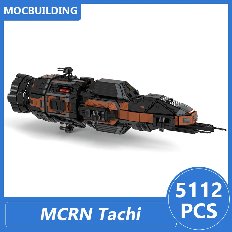 

MCRN Tachi Corvette-class Light Frigate ECF-270 Model MOC Building Blocks DIY Assemble Bricks Space Creative Toys Gifts 5112PCS