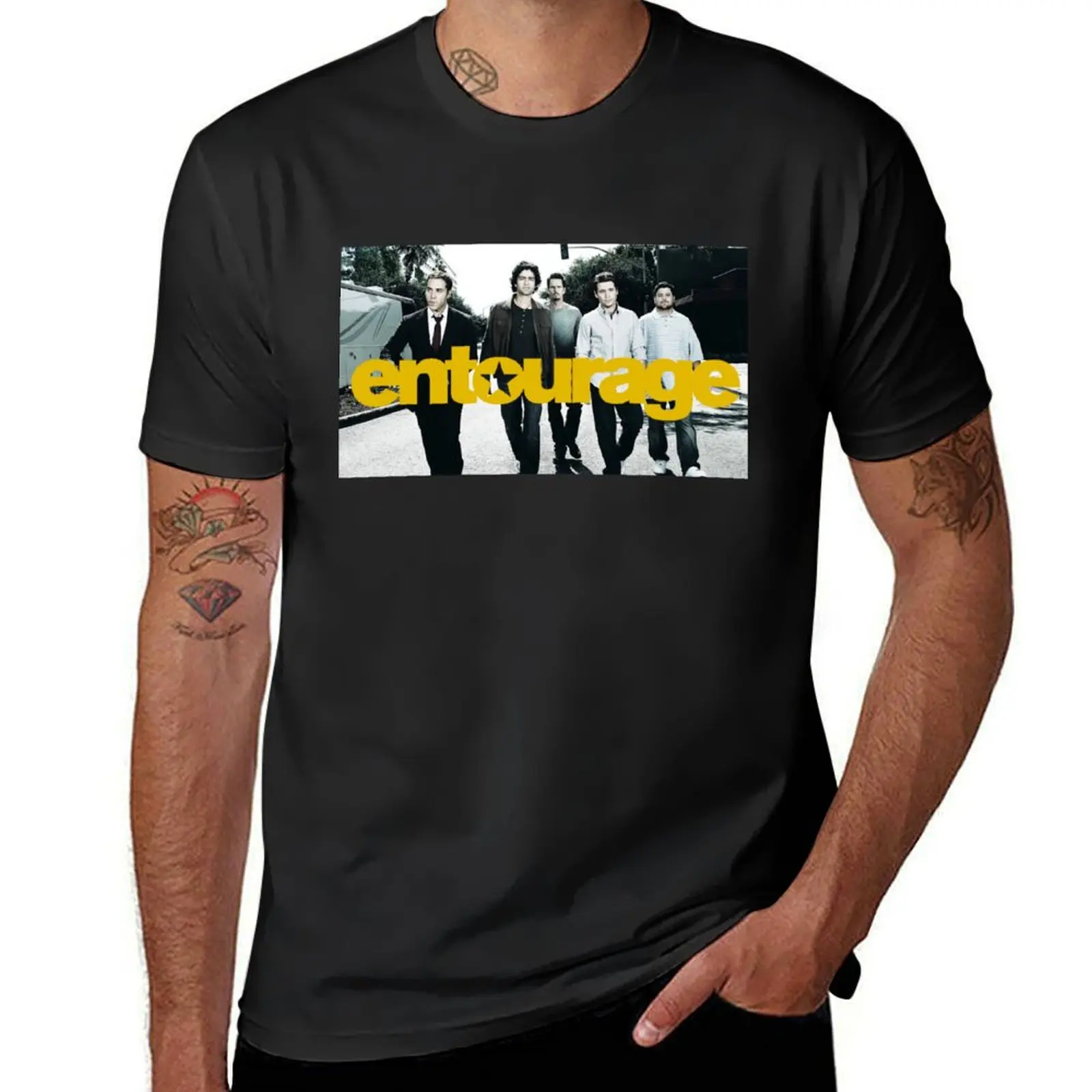 

Entourage T-Shirt tees sports fans quick drying oversized slim fit t shirts for men