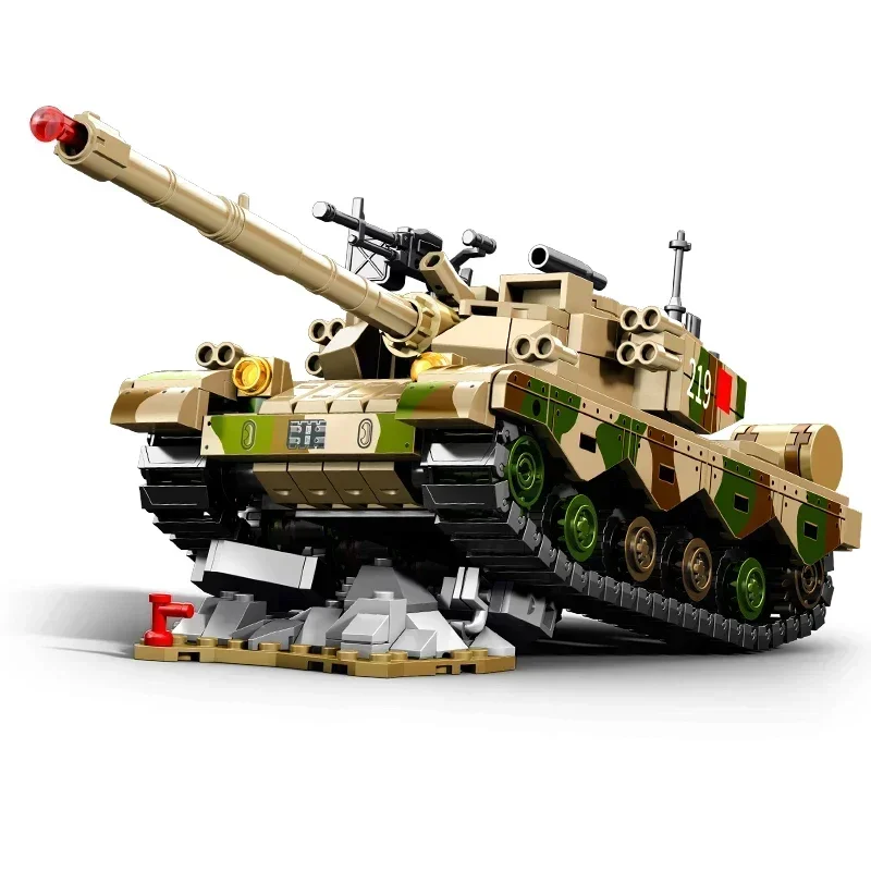 719pcs Battle Tank Building Blocks, Technical Tank Construction Assemblage Building Bricks, Kids Gifts, Boys STEM Toys