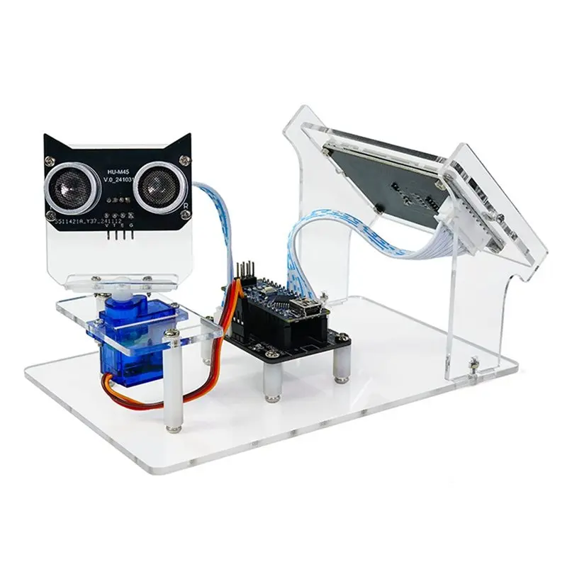 B03B-Ultrasonic Wave Simulation Radar Scanner For Students-DIY Programming Learning Electronic Kit