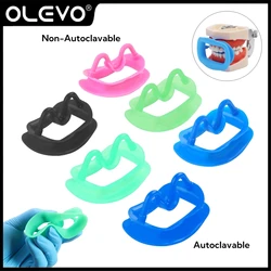 Abridor de boca Dental, Retractor de mejillas de ortodoncia de silicona suave, herramienta de blanqueamiento Dental Intraoral para el cuidado bucal del dentista