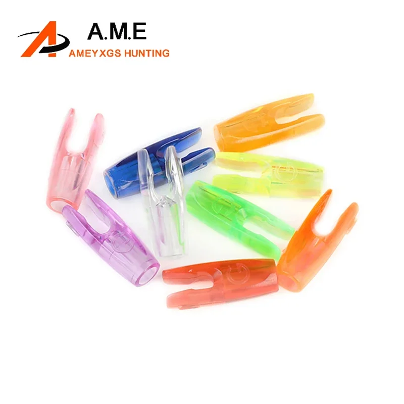 50pcs Arrow Pin Nocks ID 3.2mm Arrow Tails for Aluminium Carbon Arrow DIY Archery Hunting Shooting Targeting Accessories