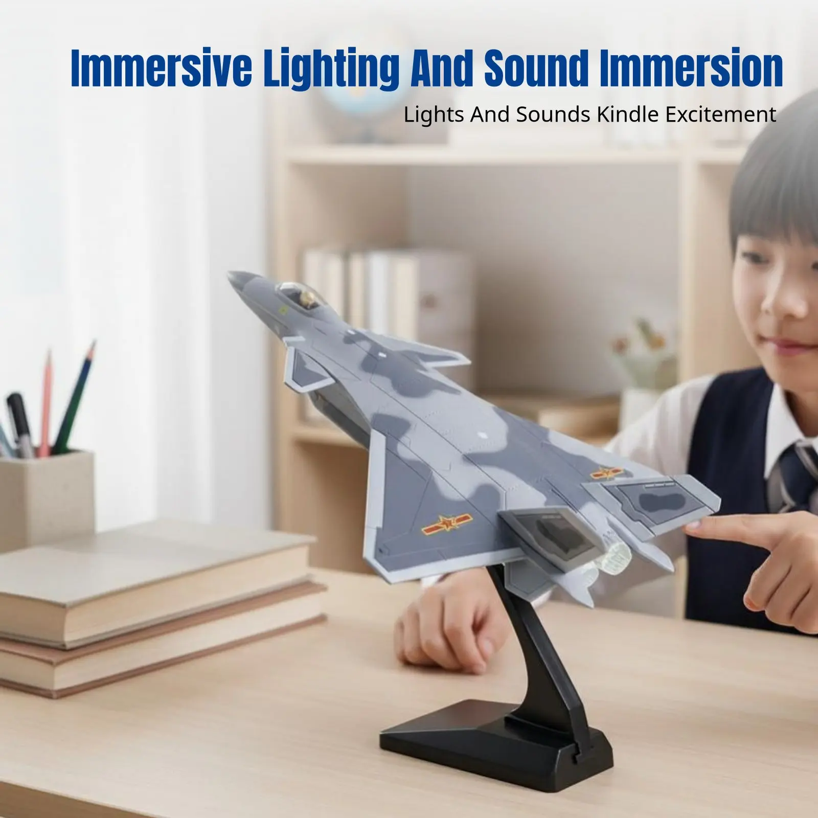 

Модель самолета J-15 из сплава, имитационная модель истребителя, складные плавники, подставка для демонстрации, подарок для мальчиков