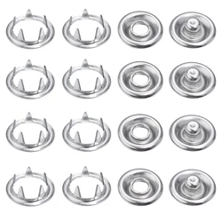 50Sets Metal Press Studs Button Iron Buttons Five Claw Buckle For DIY Crafts Clothing Bags Jewelry Making Accessories Wholesale