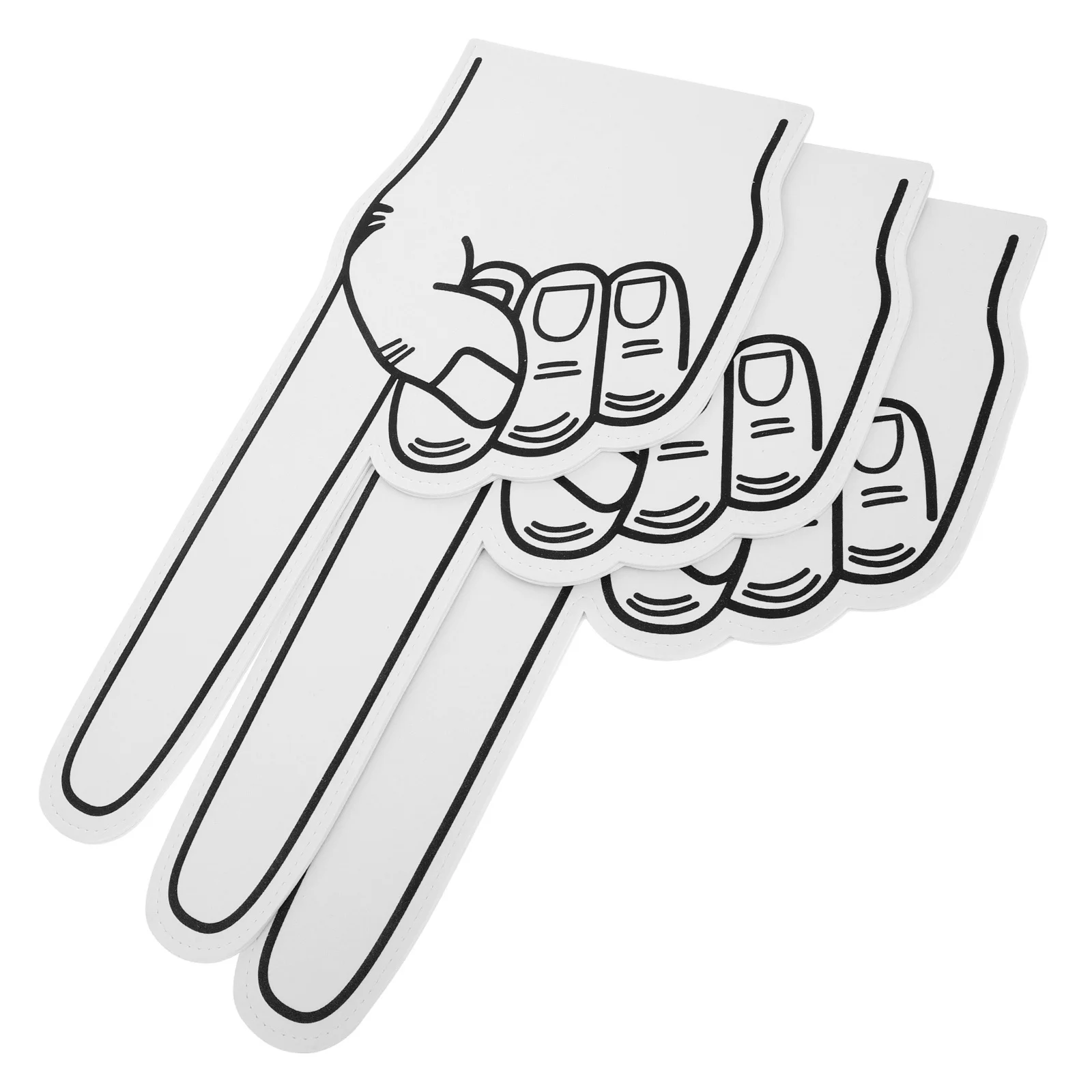 

3 pcs Giant Foam Finger Gloves Lightweight Eva Cheerleading Props For Sports Events Party Fan Accessories Team Spirit Supplies