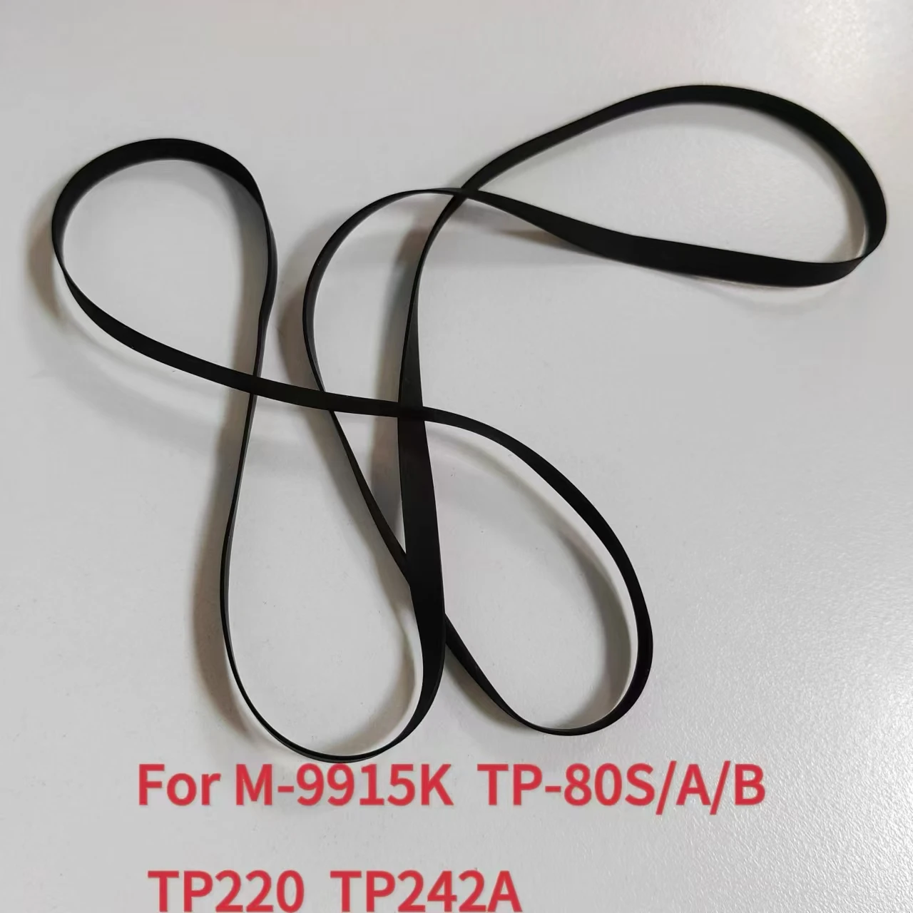 Belt Replacement Apply To SANYO M-9915K  TP-80S/A/B  TP220  TP242A Black Turntable Drive Belt