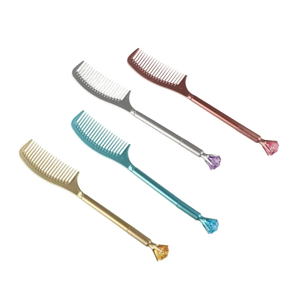Writing Tools Creative Comb Shape Gel Pen Luxury Funny Neutral Pen Water-based Personality Signature Pen School