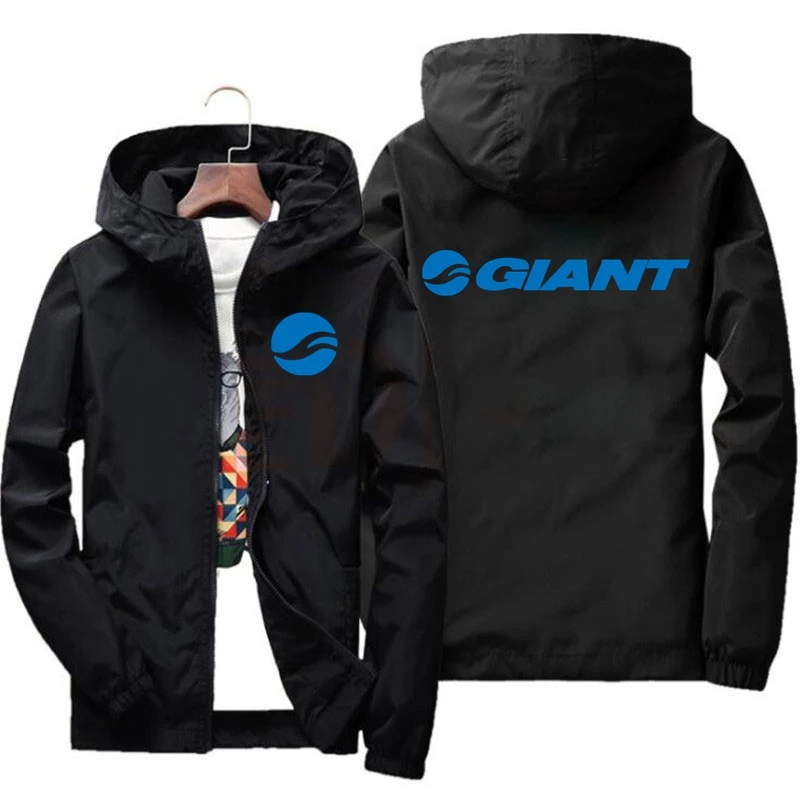 GIANT Men Thin Jacket Fashion Cycling Waterproof Sun Protection Jacket Fitness Harajuku Running Casual Sportwear Tops