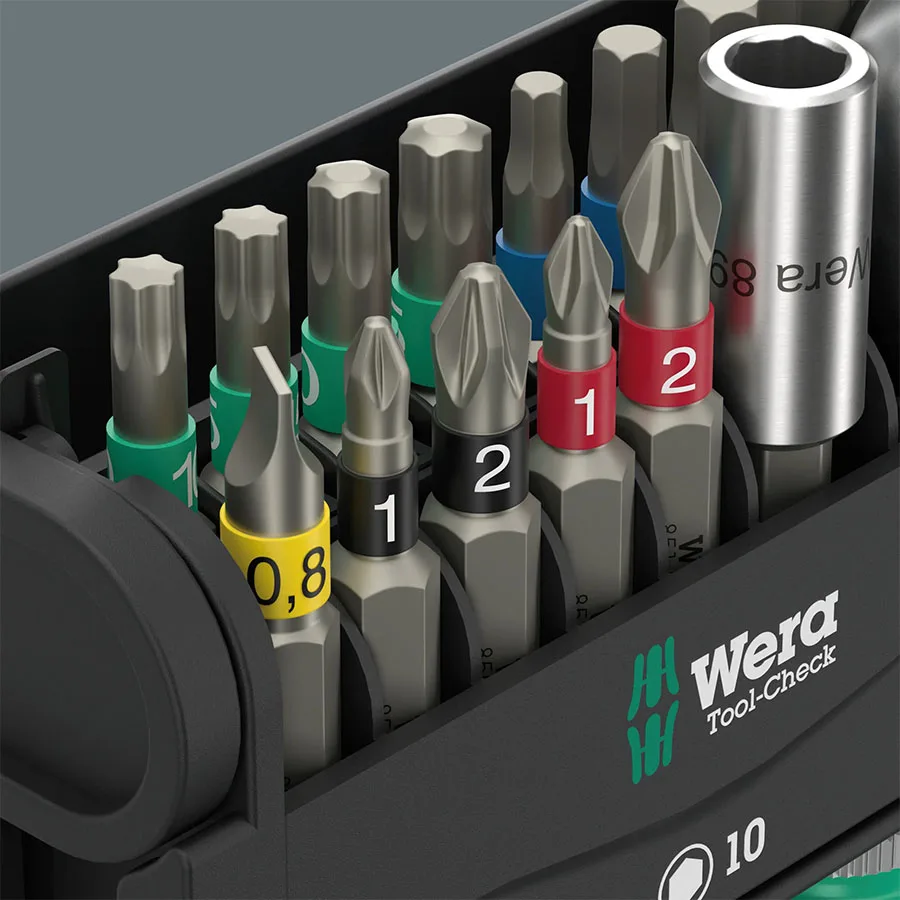 WERA  25 PCS Advent Calendar 2024 Christmas Tool Set Screwdriver Set with Bottle Opener Limited Edition 05136609001