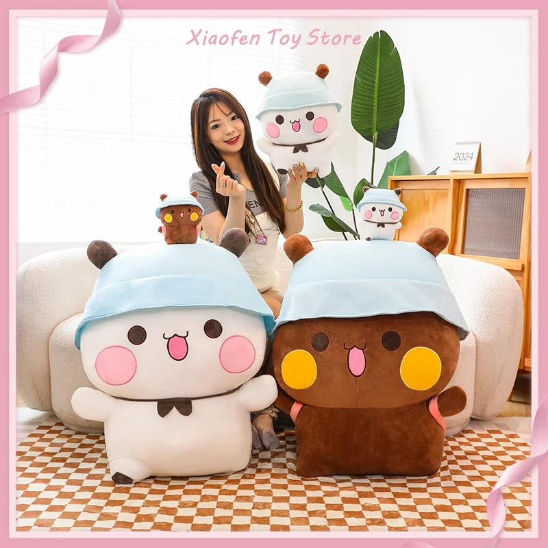 40 To 90cm Yier And Bubu Backpack Bear Doll Doll Two Dimensional Anime Pillow Cartoon Plush Toy Kawaii Doll Birthday Gift