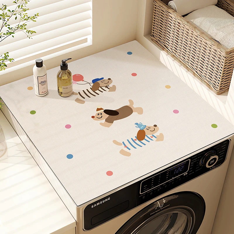 Washing machine mat, water absorbing, sun protection, refrigerator mat, dustproof mat, diatomaceous earth bedside table mat