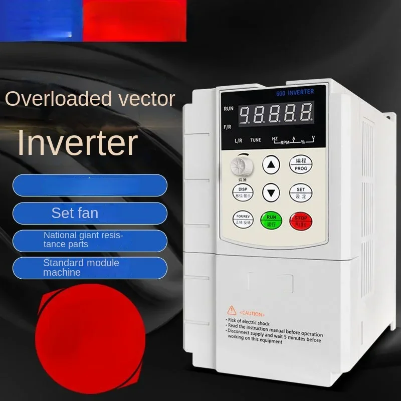 Heavy Load Vector Inverter Three-Phase Single-Phase 220V Motor Speed Control