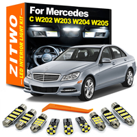 Complete LED Bulb Interior Light Kit For Mercedes Benz MB C Class W202 S202 W203 S203 CL203 W204 S204 C204 W205 S205 Accessories