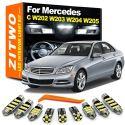 Complete LED Bulb Interior Light Kit For Mercedes Benz MB C Class W202 S202 W203 S203 CL203 W204 S204 C204 W205 S205 Accessories