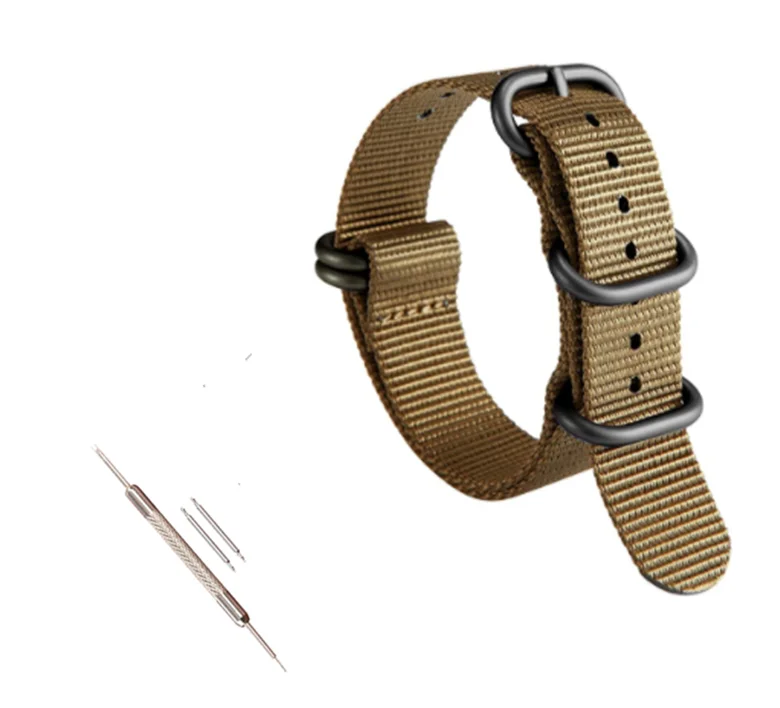 Nylon watch strap 18.20.22.24.26MM thickened high density suitable for Rolex Water ghost watch accessories unisex bracelet brace