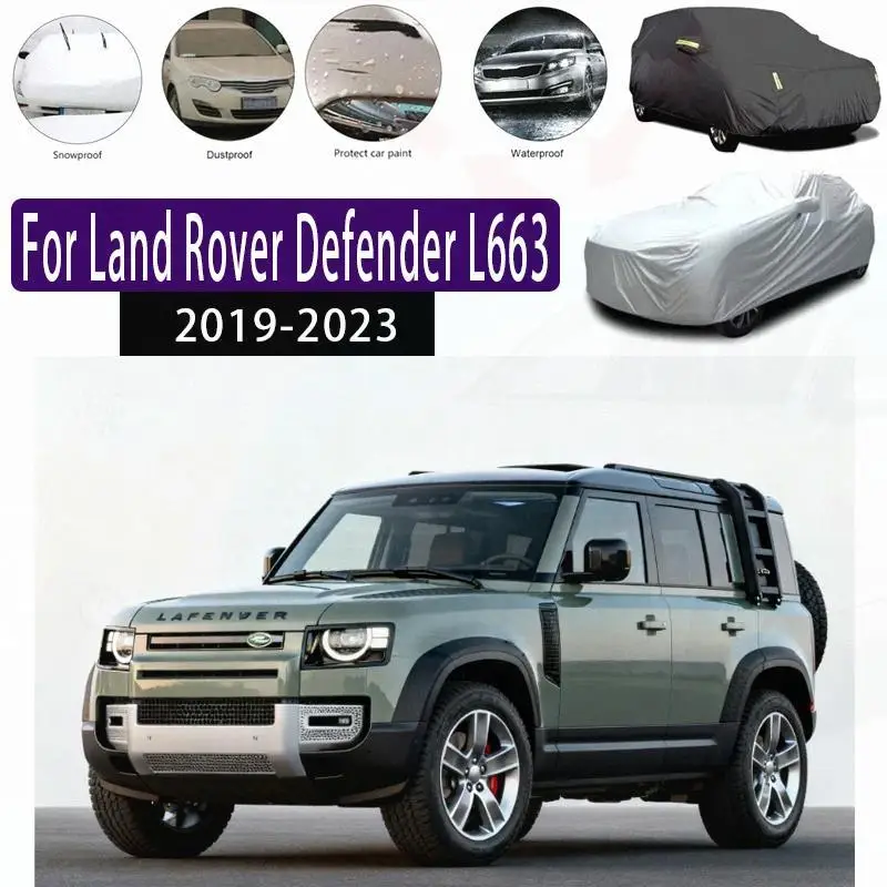 

For Full for Land Rover Defender L663 2019 2020 2023 Snow Sunshade Waterproof Dustproof Car Covers