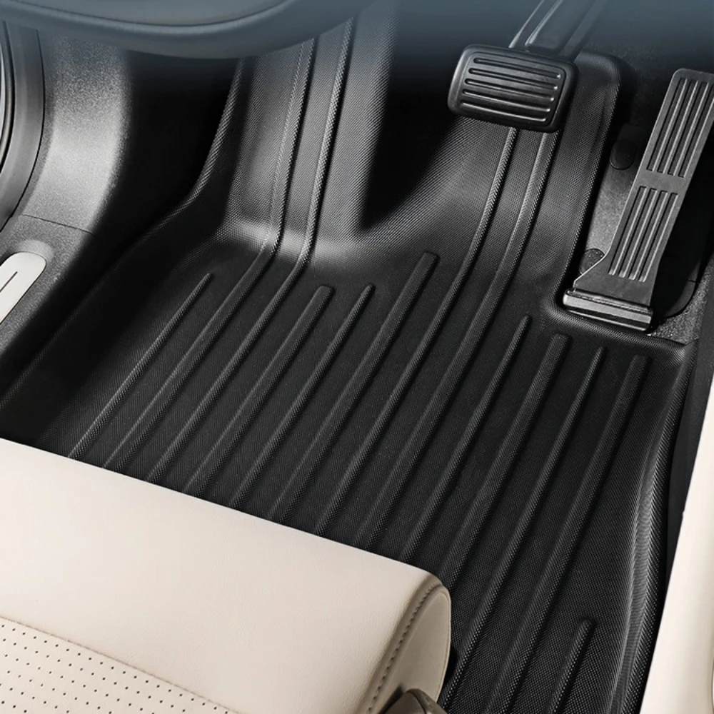 Für Porsche Cayenne 2019-2024 TPE Fußmatten Bodenteppiche Allwetter Rutschfeste Wasserdichte Kofferraummatte Laderaumauskleidung – Detail 4