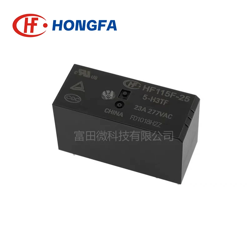 1Pcs HONGFA Relay HF115F-25-5-H3TF HF115F-25-12-H3TF HF115F-25-24-H3TF 6Pin 23A 5V 12V 24V Power Relay