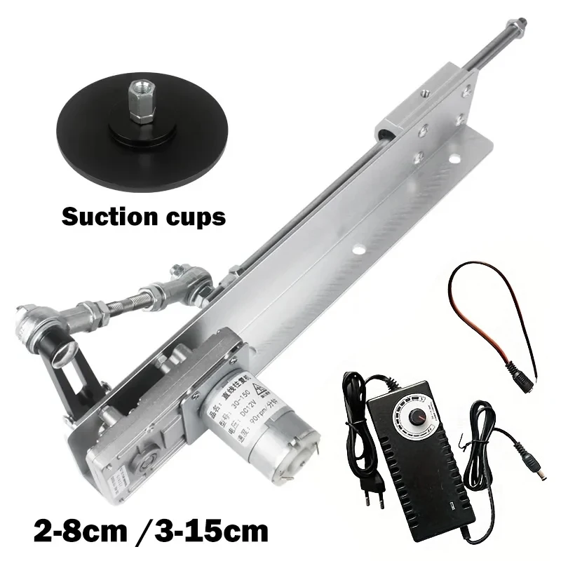 Sex Machine Reciprocating Love Machine 2-8CM 3-15CM Reciprocating Linear Actuator With Suction Cup Mini Telescopic Sex Machine