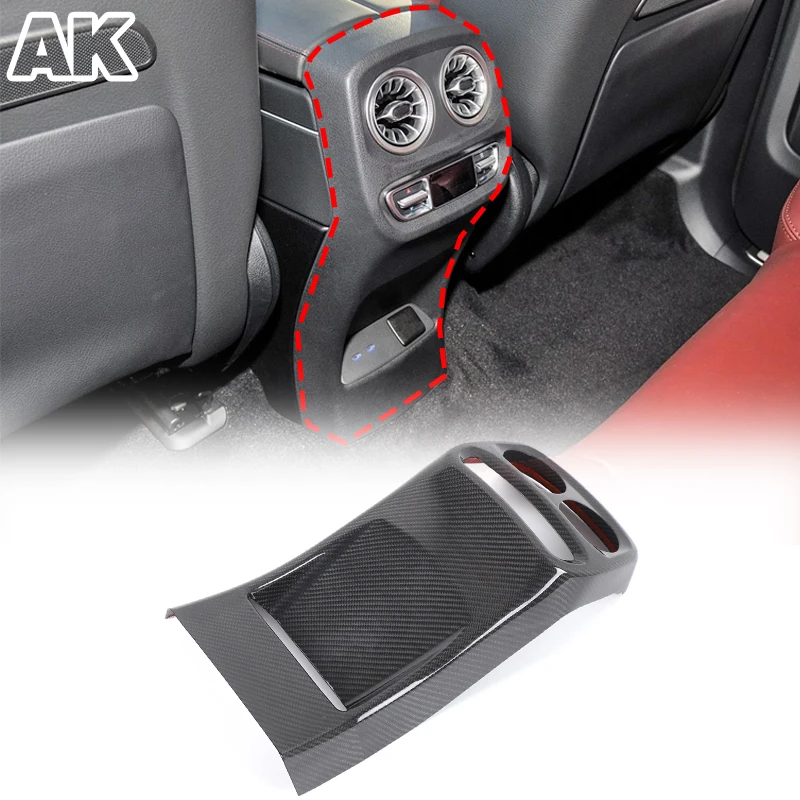 

For Mercedes-Benz G500 W465 2025+ Real Carbon Fiber Rear Air Vent Cover Trim Car interior modification accessories