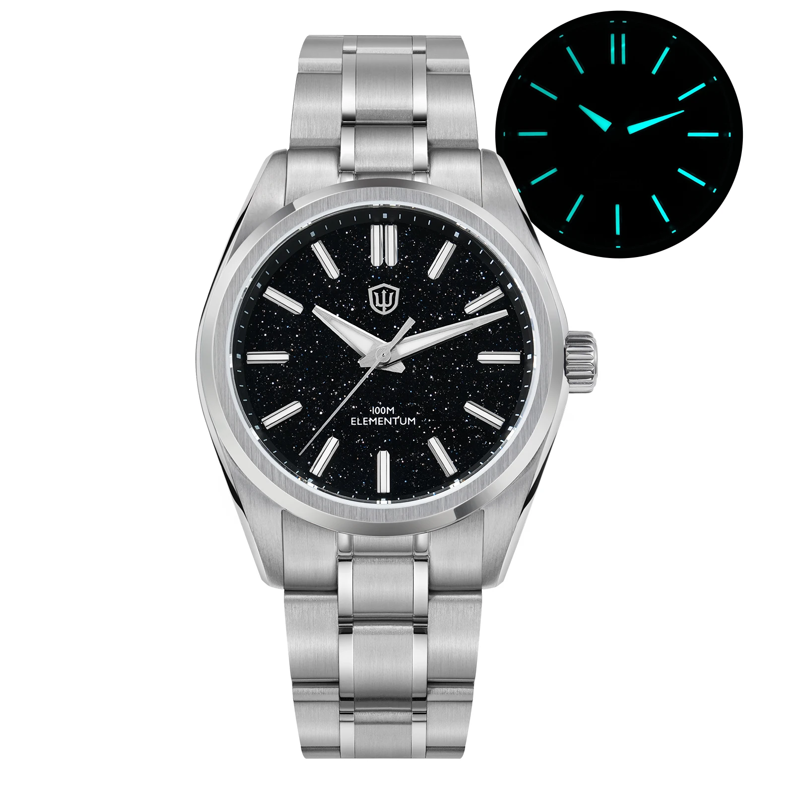 Watchdives WD0003C ice Crack Dial 38mm Men Watch VH31 Sweep Seconds Quartz Movement Sapphire Luminous 10Bar Waterproof Watches