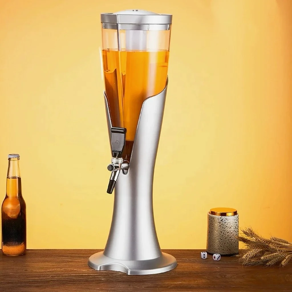 

3 Litre Beer Drink Dispenser LED Beer Tap Self-service Wine Restaurant and Family Party Tower Beer Dispenser