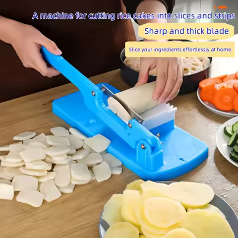 Frozen Meat Slicer Chopper - No Batteries, Easy Assemble. Perfect for Vegetables &amp; Fruits. Your Essential Kitchen Helper!