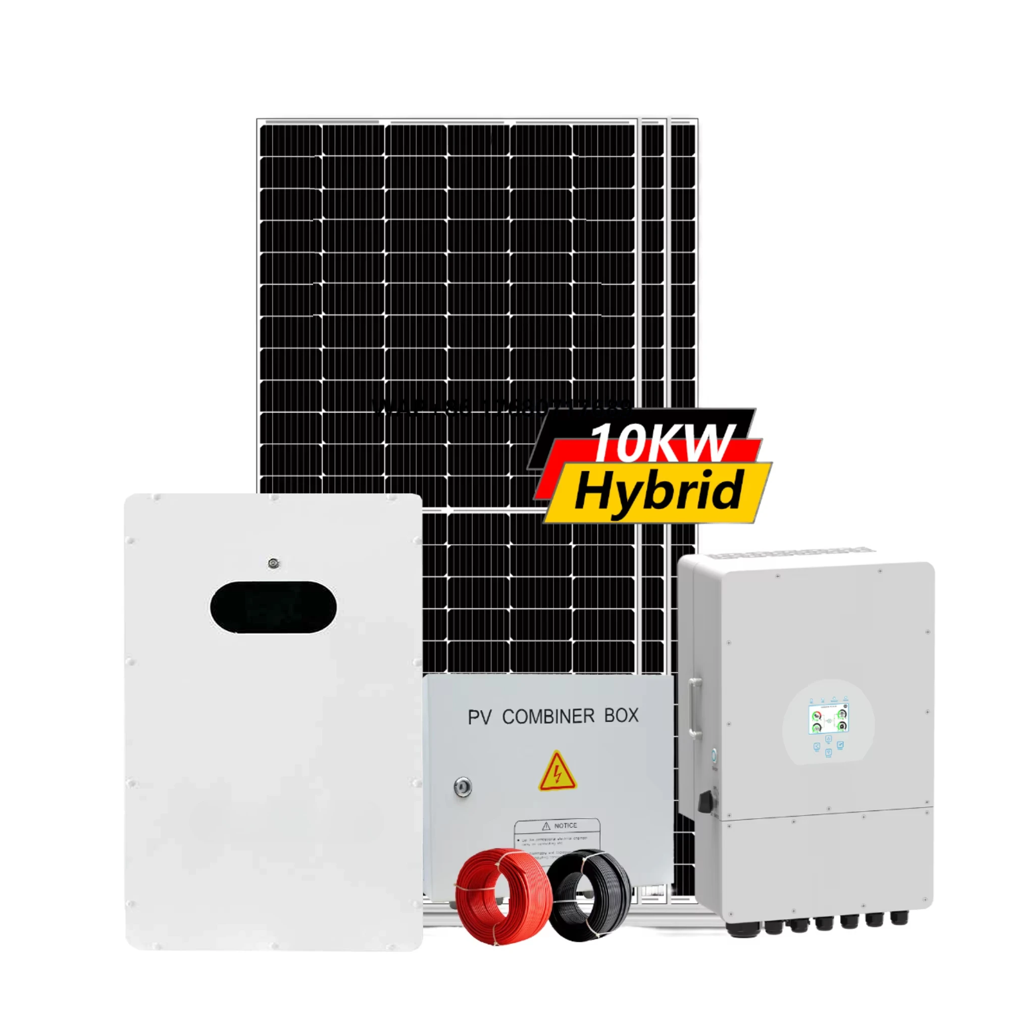 Solar Energy off Grid 5kW Single Phase MPPT Solar Panel with Battery and Inverter Complete Solar Kit for Home 10-Year Warranty