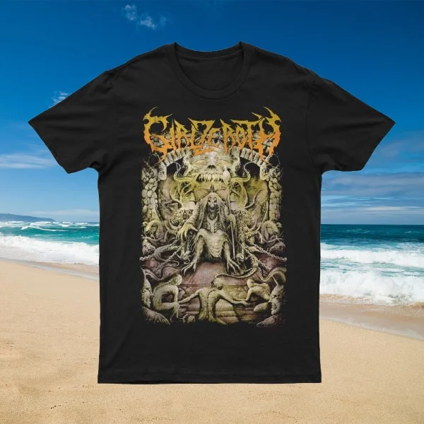 

2025 New SERVANT OF SINNERS Printed Unisex Street Fashion Trend Short Sleeved Pure Cotton Round Neck