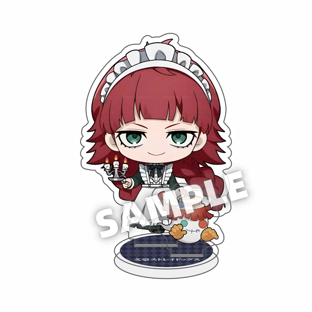 Anime Bungo Stray Dogs Acrylic keychain Ornaments Acrylic Stand Oda Sakunosuke Dazai Osamu Figure Model Desktop Decorate Gift - view 3