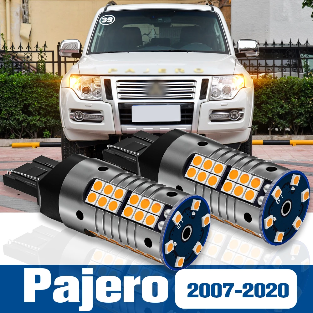 

2 шт., светодиодные лампы для указателей поворота Mitsubishi Pajero V80 V93 V97 V98 2007-2020 2009 2010 2011 2012