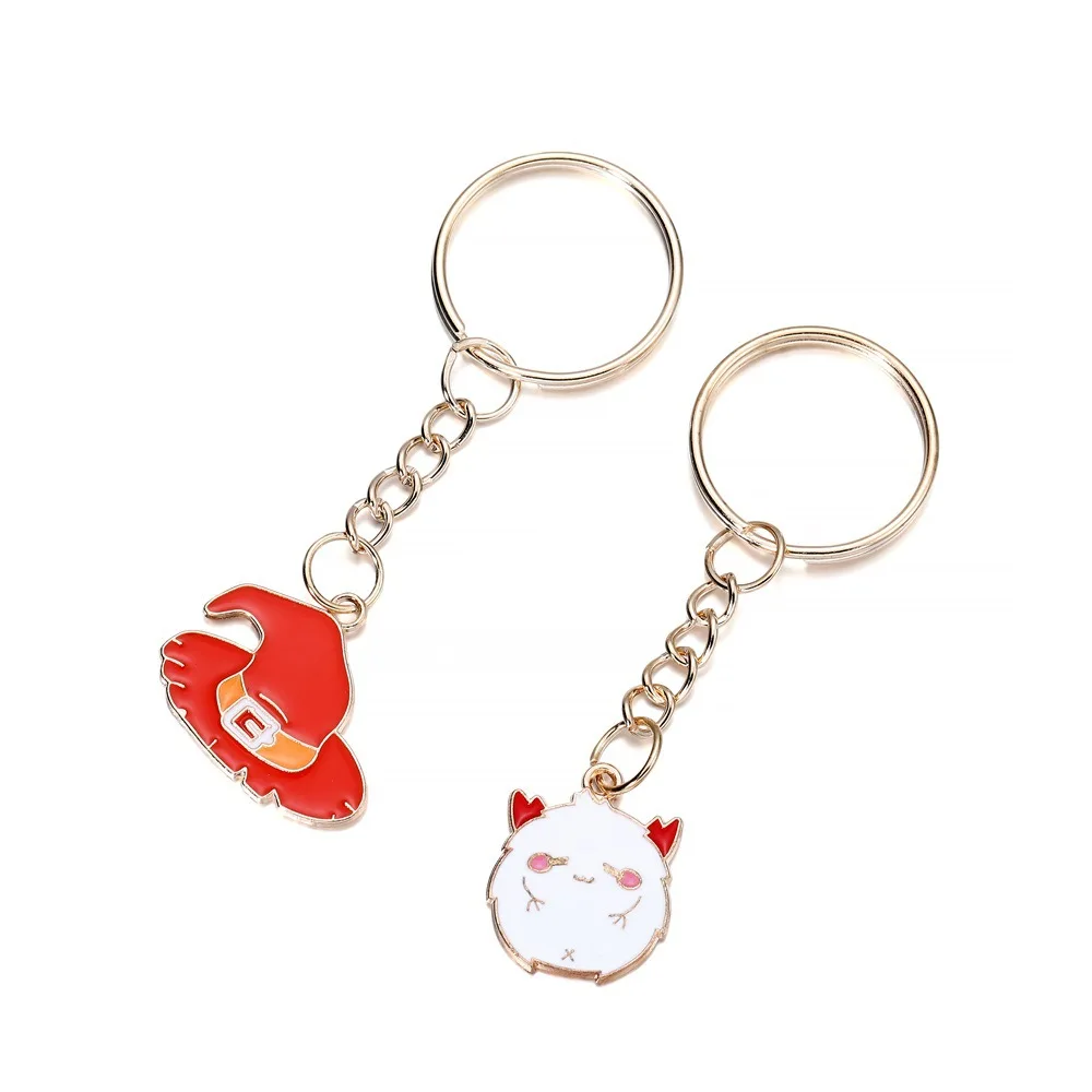 10pcs Hot Selling Lobster Keychains Metal Keychains With Chains Single Ring keychains, Hanging buckles, DIY Jewelry Accessories