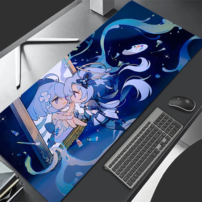 Mousepad Computer H-honkai Impact 3 Gaming Accessories Cartoon Keyboard Pad Office PC Rubber Mouse Pad Decoracion Desk Mouse Mat