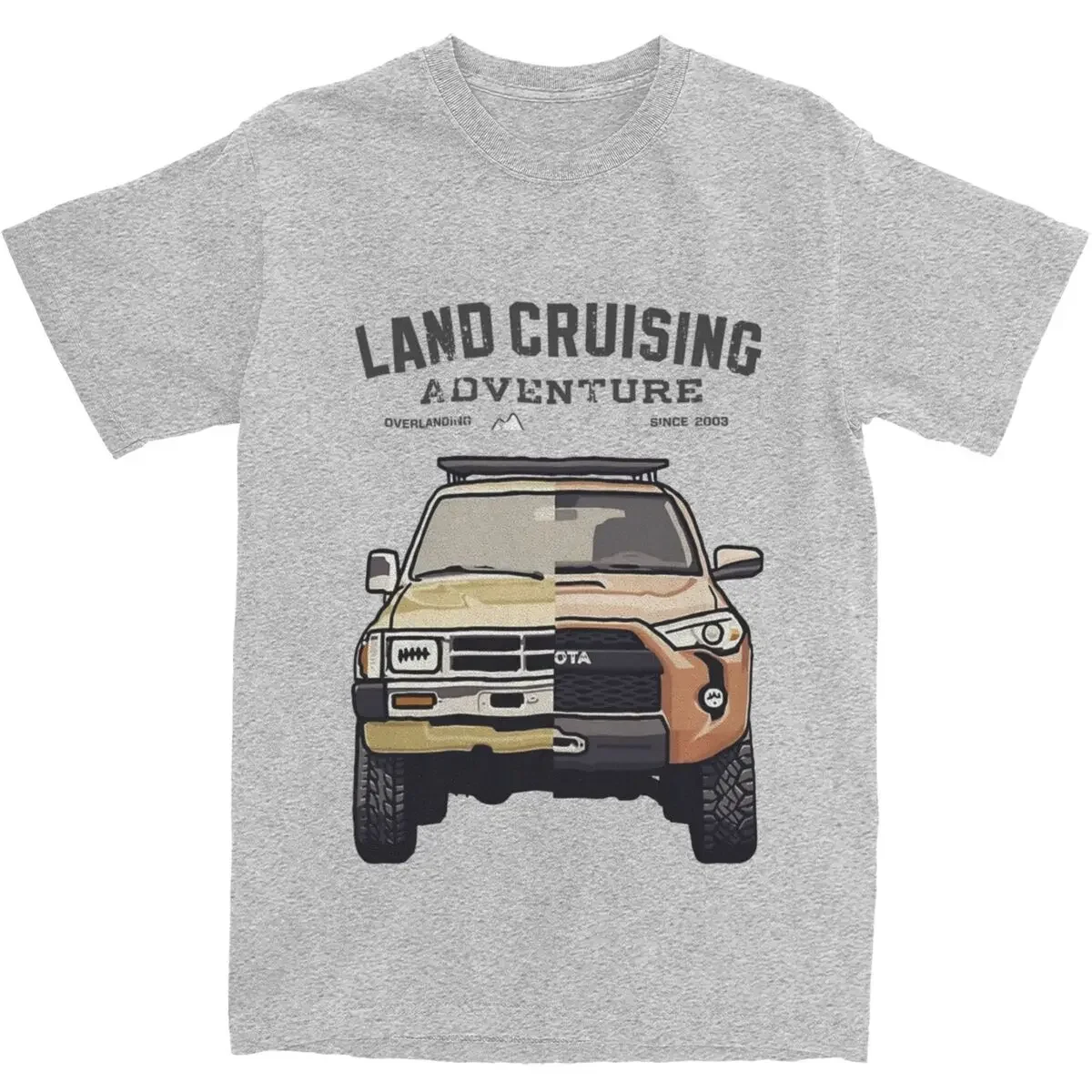 Men Women Land Cruiser 80 Off Road T Shirt Merchandise Landcruising Adventure Cotton T-shirt Clothes Awesome Tee Shirt Summer