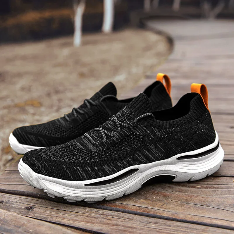 Men Casual Shoes Comfortable Mesh Shoes Summer Breathable Men Loafers Wide Slip On Walking Shoes Men Tenis 2023