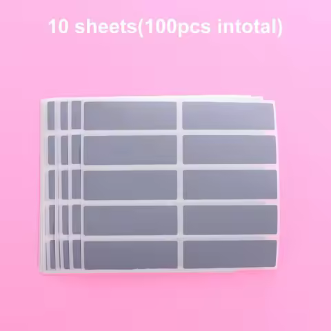 100pcs Rectangular Scraping Stickers Scratch Cards Creative Funny Scratch Off Stickers Adhesive Scratch Off Cards