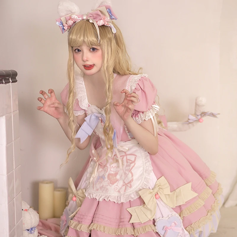 Japanse Sweet Lolita Op Dress Women Elegante Gothic Prinses Feestjurken Met Lange Mouwen Victorian Girly Harajuku Kawaii Vestidos