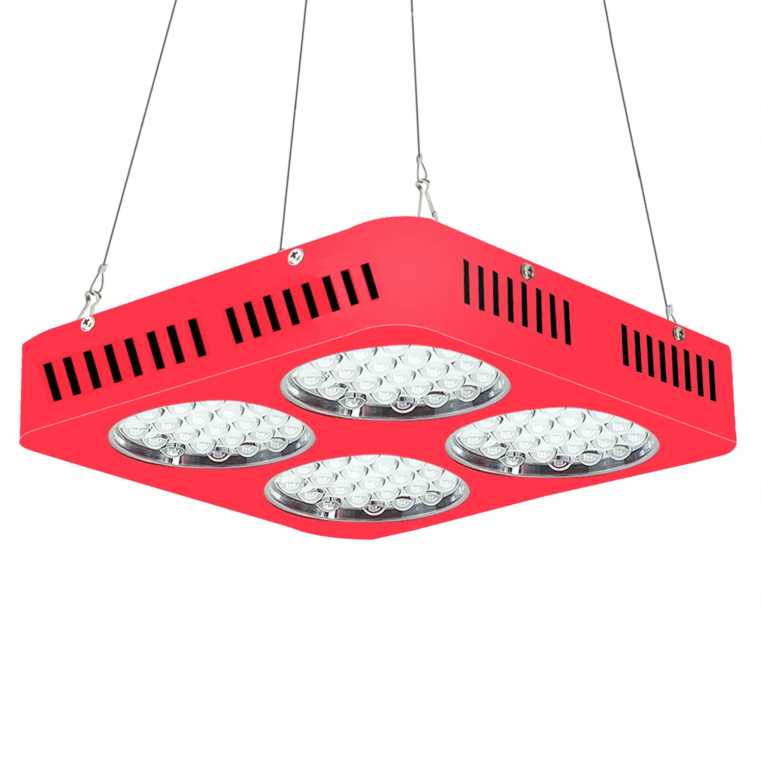 Luz LED Apolo 4 de espectro completo para cultivo de plantas de interior, sistema hidropónico de alta eficiencia, 10 bandas con exclusivo LED de 5W,