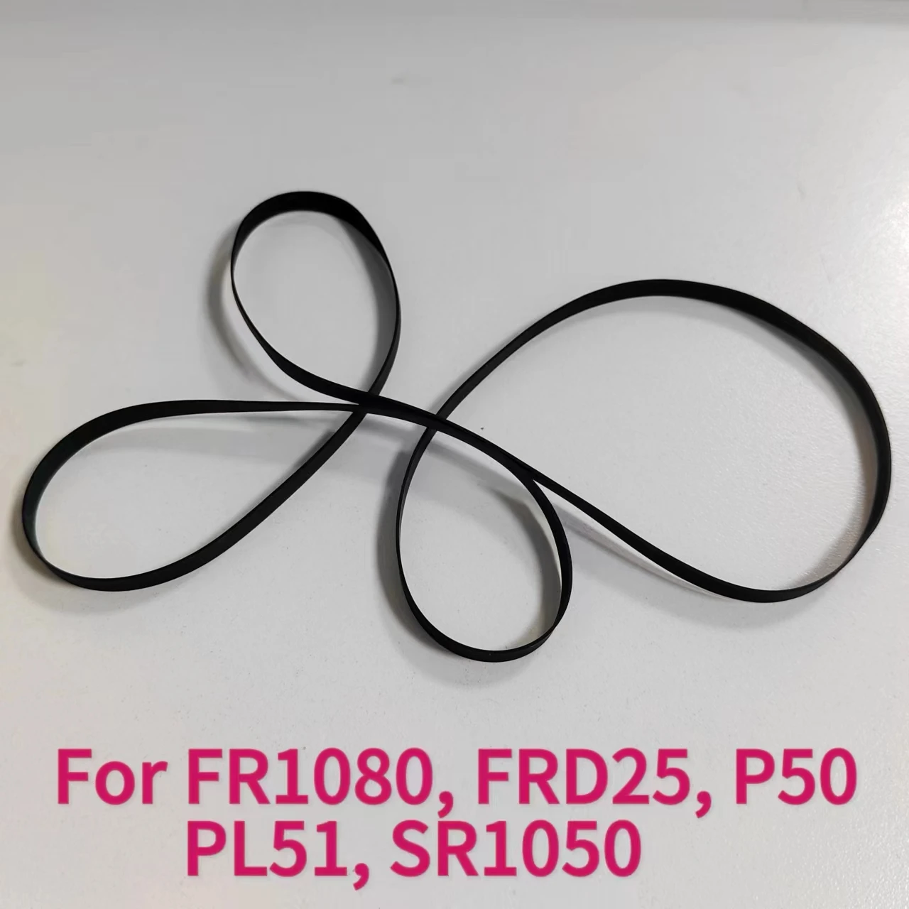 For Sansui FR1080, FR D25, P50, PL51, SR1050 Turntable Drive Belt Record Player Black Belt Repair