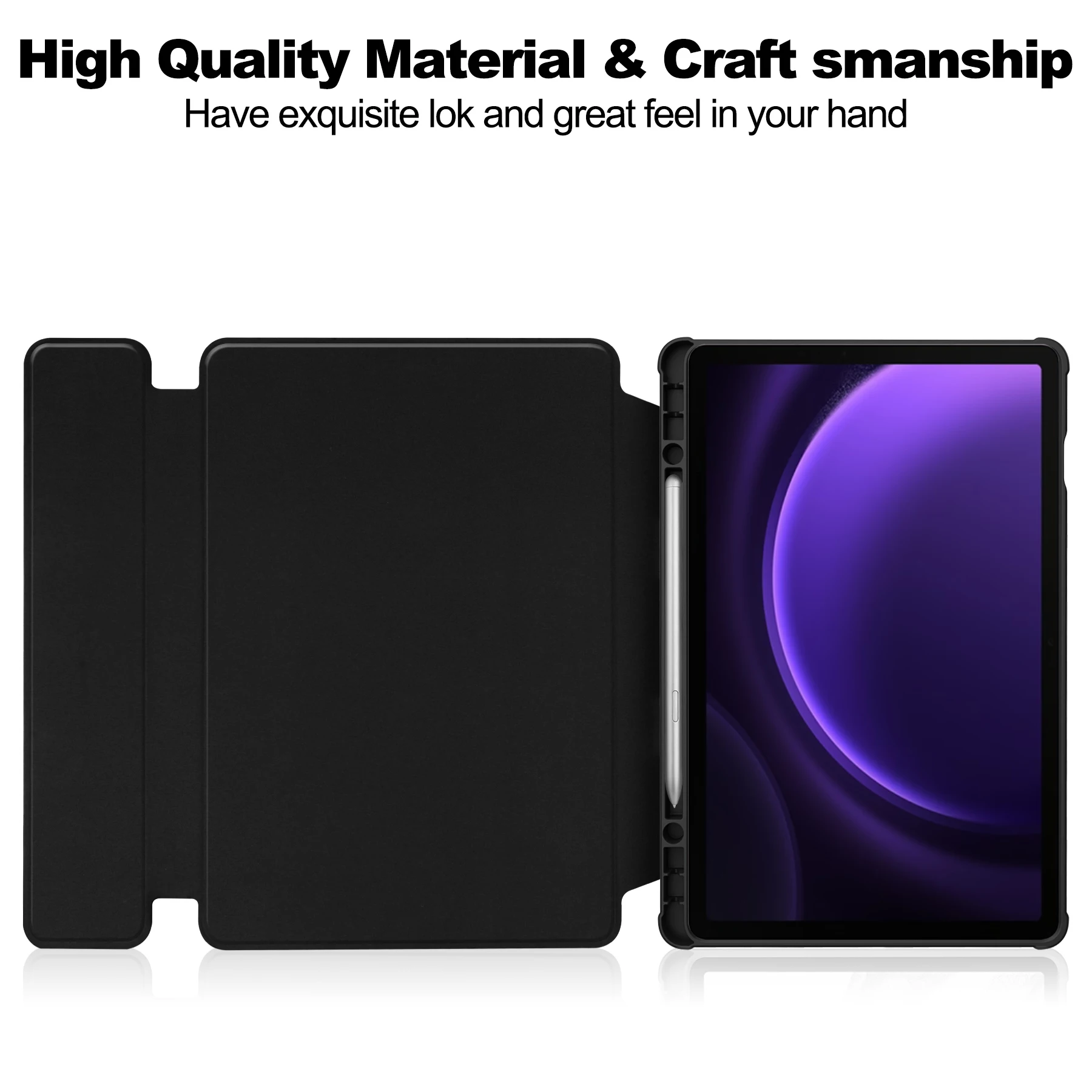 Rotatable Case Universal For Samsung Galaxy Tab S9 FE 2023 11 inch SM-X710 X716B X510 X516B Smart Stand Cover Auto Sleep Funda