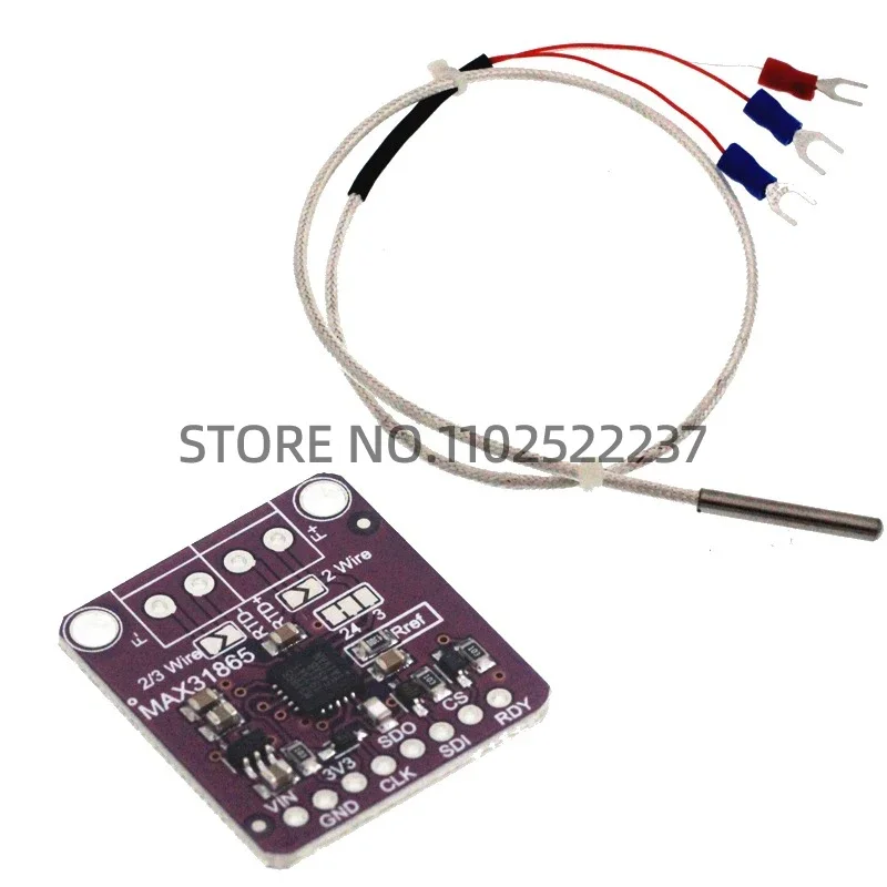 MAX31865 RTD platinum resistance temperature detector module PT100 to PT1000