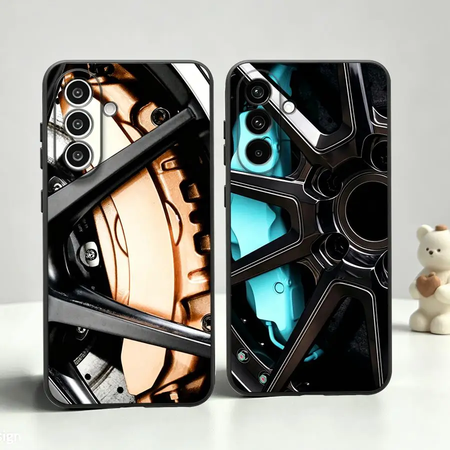 Phone Cover Case for Samsung Galaxy A25 A16 A52 A36 A55 A06 A05 A73 A51 A23 A53 A17 A37 A57 A15 A41 A50 A12 A70 A13 Car Wheel